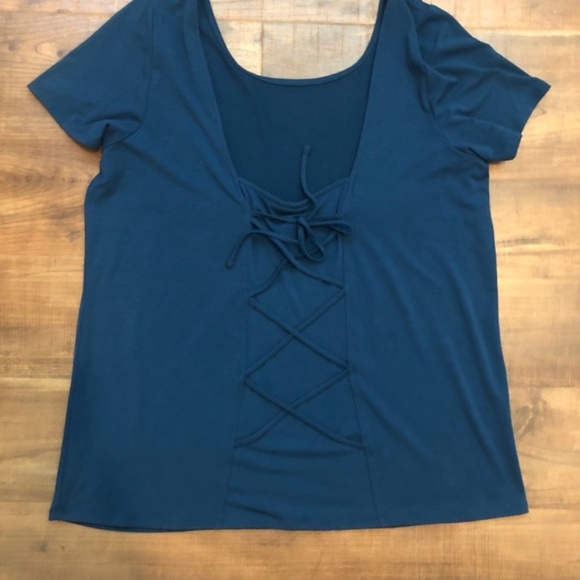 torrid Tops - Women's Vintage Torrid Corset Back Tee Size 2